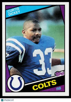 1984 Topps Curtis Dickey #12