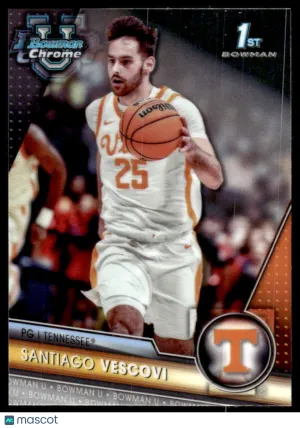 2023-24 Bowman University Chrome Santiago Vescovi #78 Tennessee Volunteers
