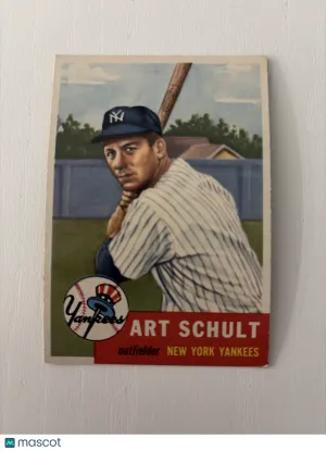 1953 Topps Art Schult #167 Nicely Centered EX+