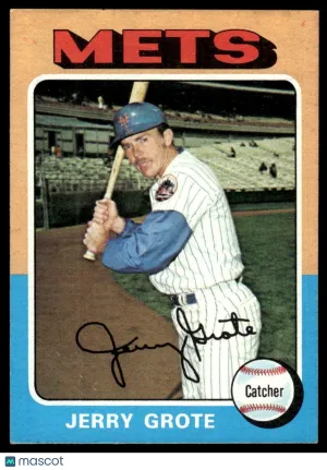 1975 Baseball Card Jerry Grote #158