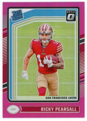 2024 Optic Ricky Pearsall Rated Rookie Prizm Pink