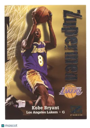1997 SkyBox Z-Force Kobe Bryant #195 Zupermen front