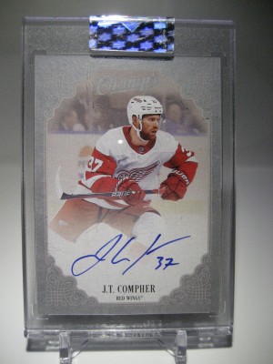 2023-24 Upper Deck Clear Cut - Champs J.T. Compher #C-CO (AU)