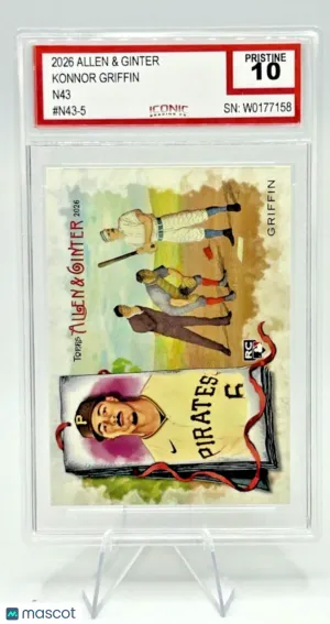 2026 Topps Allen & Ginter Konnor Griffin RC N43 #N43-5 Iconic Pristine 10