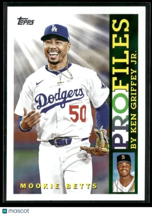 2026 Topps Series 1 Mookie Betts Ken Griffey Jr. #TP-8 Insert