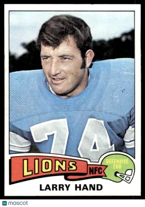 1975 Football Larry Hand #42