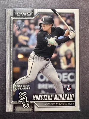 2026 Topps Update Series Munetaka Murakami(RC) ROOKIE DEBUT 3/26/26 WHITE SOX
