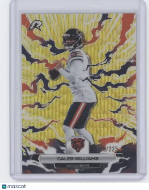 2026 Topps Resurgence Football Caleb Williams #16 Yellow Surge /225