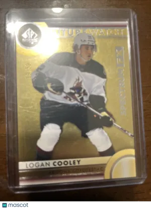 2023-24 SP Authentic Future Watch Spectrum FX Gold #S-98 Logan Cooley 19/50