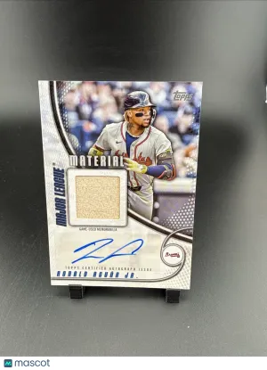 2025 Series 1 Ronald Acuña Jr. Bat Autograph card /50