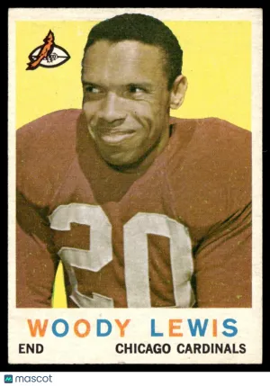 1959 Topps Football Card Woodley Lewis Chicago Cardinals #45 NM