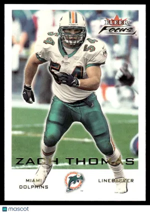 2000 Football Zach Thomas #40