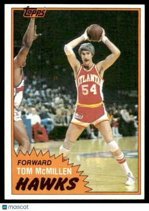 1981 Basketball Tom McMillen #70