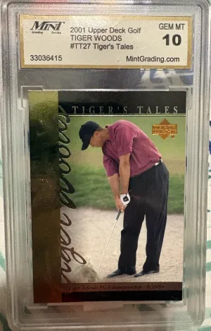 2001 Upper Deck Tiger Tales Tiger Woods