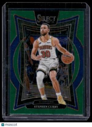 2024 Panini Select Stephen Curry #7 Green Stars