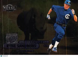 1998 Fleer Metal Universe Ryne Sandberg #84 Chicago Cubs