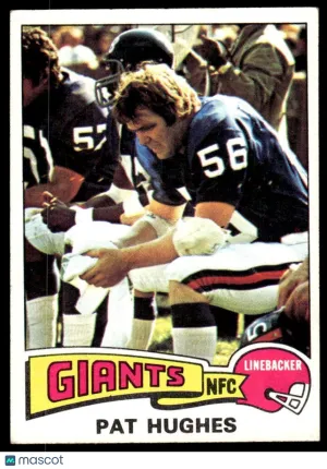 1975 Football Pat Hughes #502