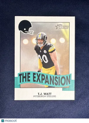 2026 Topps Heritage T.J. Watt #TE-15 The Expansion