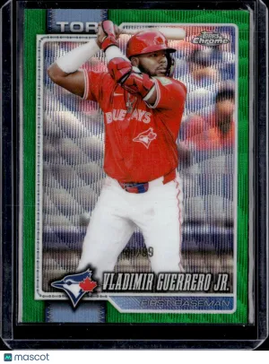 2026 Topps Chrome Vladimir Guerrero Jr. #66 Green Wave Refractor