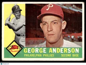 1960 Baseball Card George Sparky Anderson #34