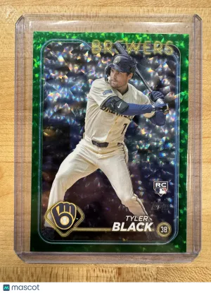 2024 Topps Update Series Tyler Black #US144 Green Foilboard /499 RC