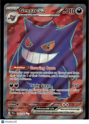 Gengar EX 2024 Temporal Forces Holo Secret Rare UR FA #193/162