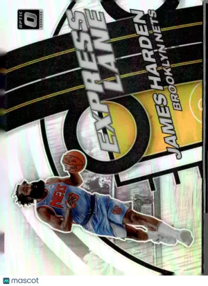 2021 Panini Donruss Optic Prizm Express Lane James Harden #13 Holo