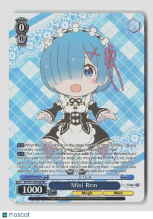 Weiss Schwarz Re:ZERO -Starting Life in Another World- Vol.2 Mini Rem Rem Promo