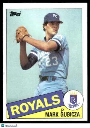 1985 Baseball Card Mark Gubicza #127