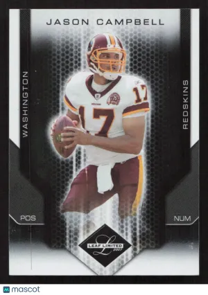 2007 Leaf Limited Jason Campbell #98 SN