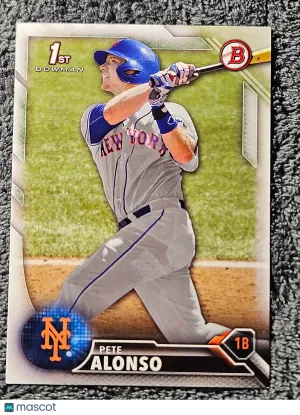 2016 Bowman 1st Draft #BD-92 Pete Alonso Rookie RC