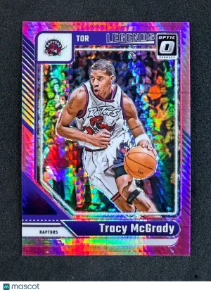 2024-25 Donruss Optic 236 Tracy McGrady Hyper Pink Toronto Raptors