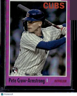 2024 Topps Archives Pete Crow-Armstrong #146 Purple Foil RC