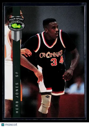 1992 Classic Four Sport Draft Pick Collection Herb Jones #57