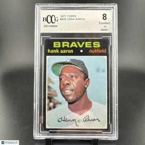 1971 Topps Hank Aaron #400 [Base] Base Set BCCG 8