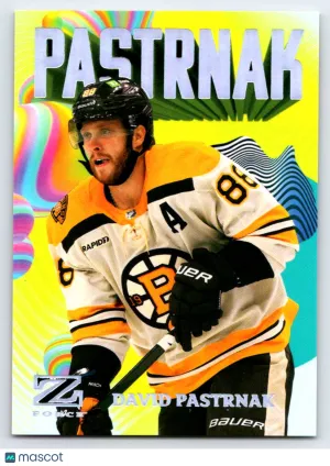 2024 SkyBox Metal Universe Z-Force David Pastrnak Super Rave 16/50