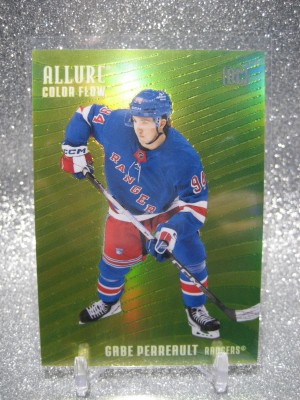 2025-26 Upper Deck Allure - Color Flow Gabe Perreault #CF-16 Yellow Green (RC)