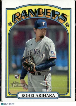 2021 Topps Heritage Kohei Arihara #609 RC