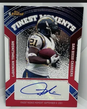 2007 Topps Finest Ladainian TomlinsonAuto