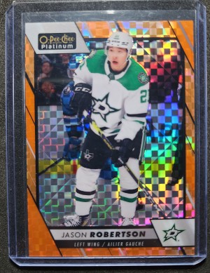 Jason Robertson Orange Checkers /25
