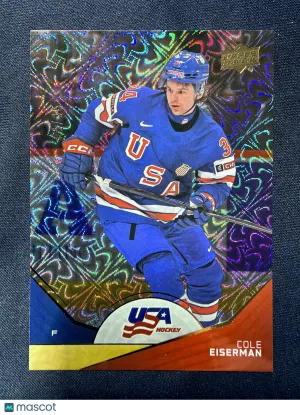 2026 Upper Deck Team USA Juniors Cole Eiserman #9 Gold Foil /35
