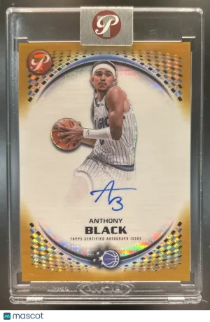 Pristine Anthony Black Pristine Autographs Pristine Gold #PA-AB Orlando Magic