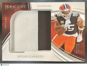 Immaculate Collection Myles Garrett Immaculate Numbers #IL-MGT Cleveland Browns