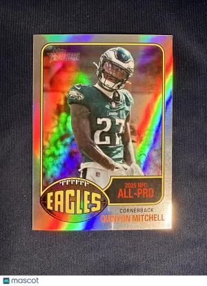 2026 Topps Heritage Quinyon Mitchell #319 Chrome Refractor