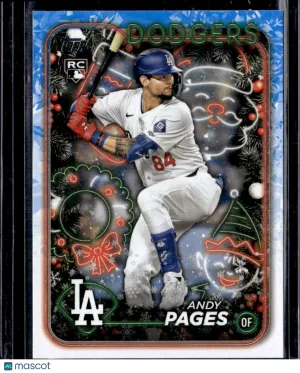 2024 Topps Holiday Andy Pages #H103 RC