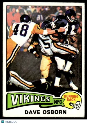 1975 Football Dave Osborn #410
