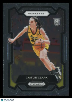Caitlin Clark 2024 Panini Prizm Draft Picks RC #57 Iowa Hawkeyes