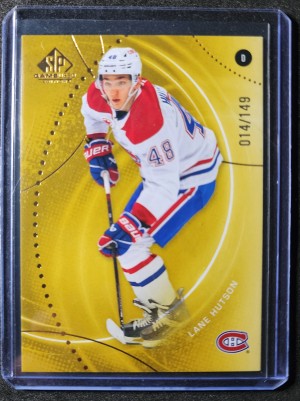 Lane Hutson SP Game Used Gold /149
