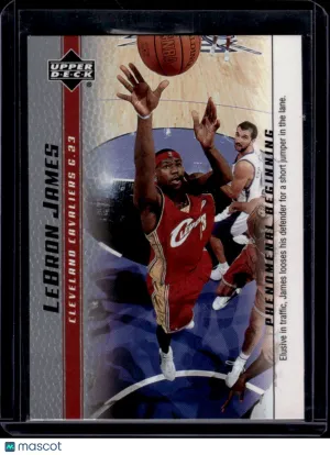2003-04 Upper Deck LeBron James Phenomenal Beginning LeBron James #6