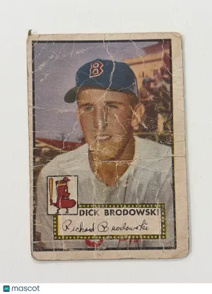 1952 Topps Dick Brodowski #404 Low grade